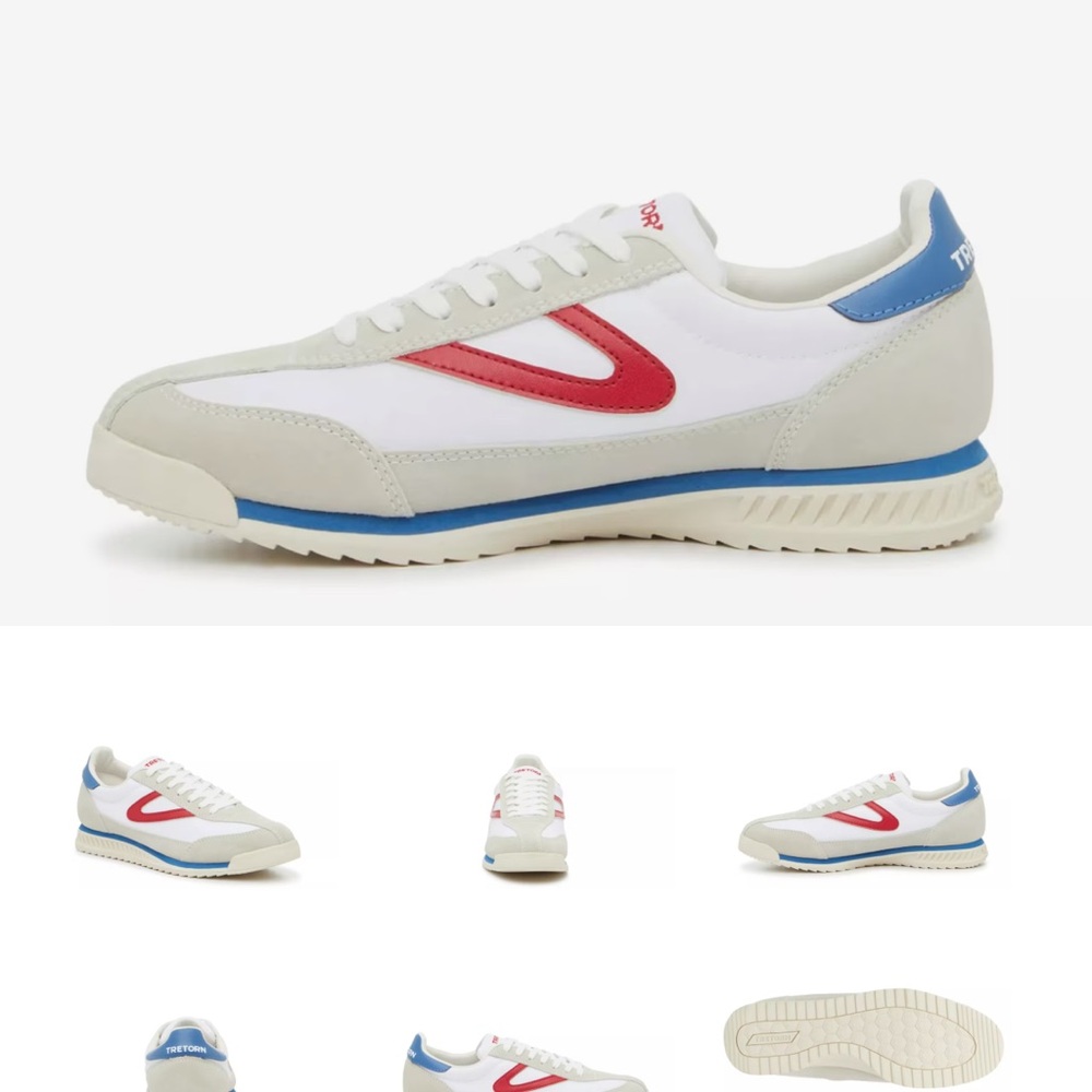 Tretorn Rawlins Red, White and Blue Sneakers
Size 7.5 - Picture 2 of 6